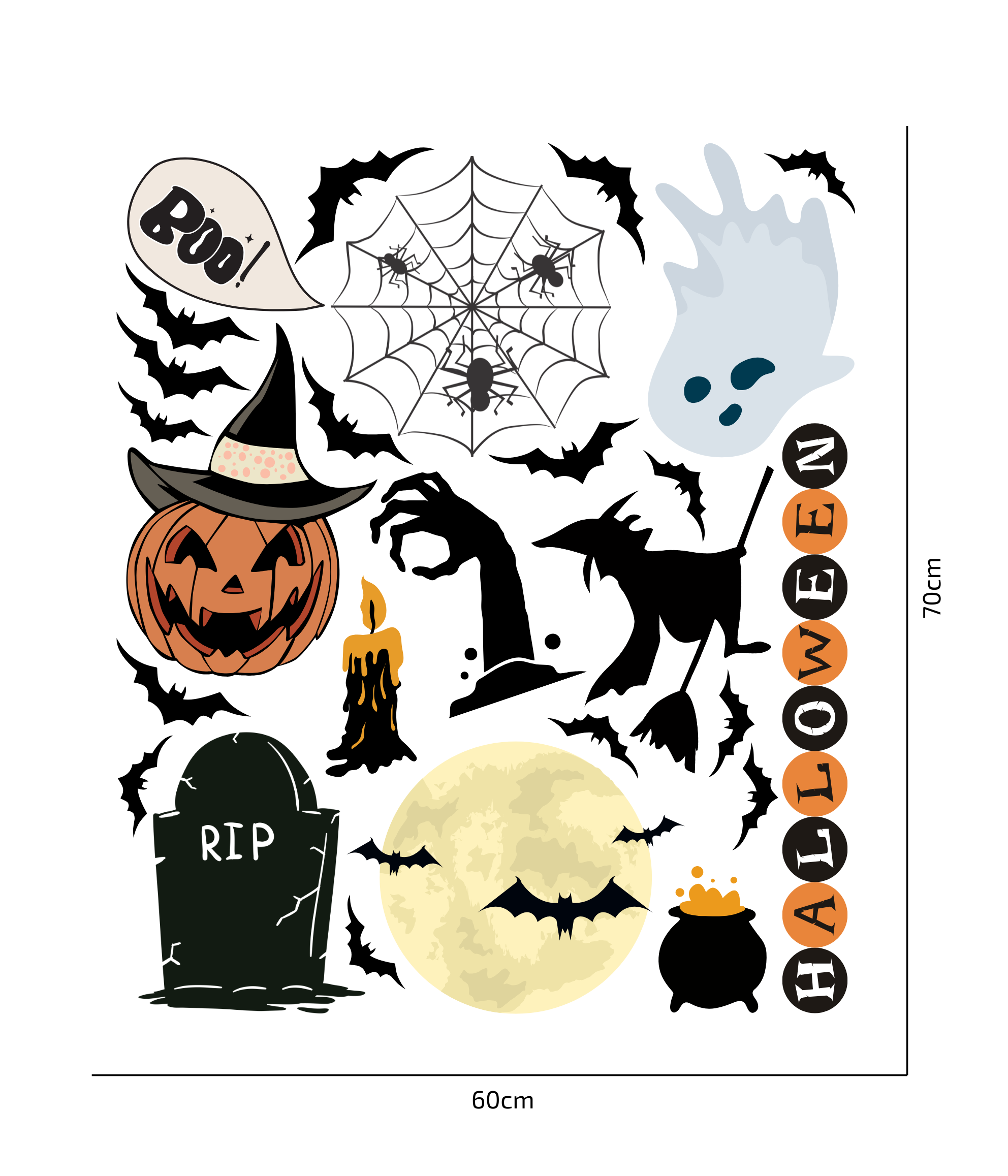 Halloween - rozmery